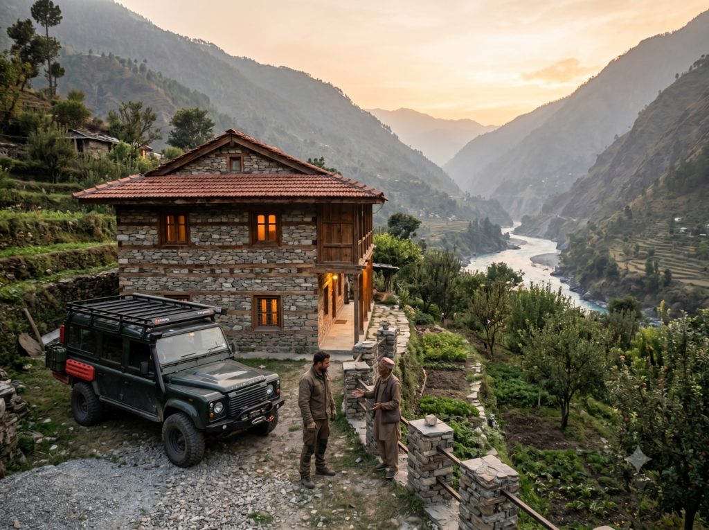 A traditional village homestay offering authentic hospitality to responsible travelers exploring offbeat places in Uttarakhand