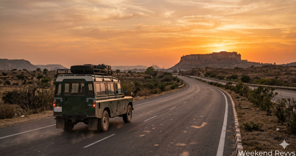 Affordable driving routes across Rajasthan for budget weekend trips near delhi.