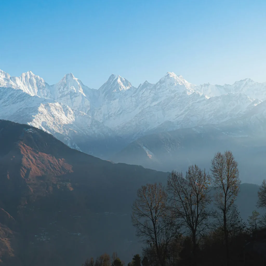 Offbeat places in Uttarakhand - Close up view of Panchachuli peaks in Munsiyari